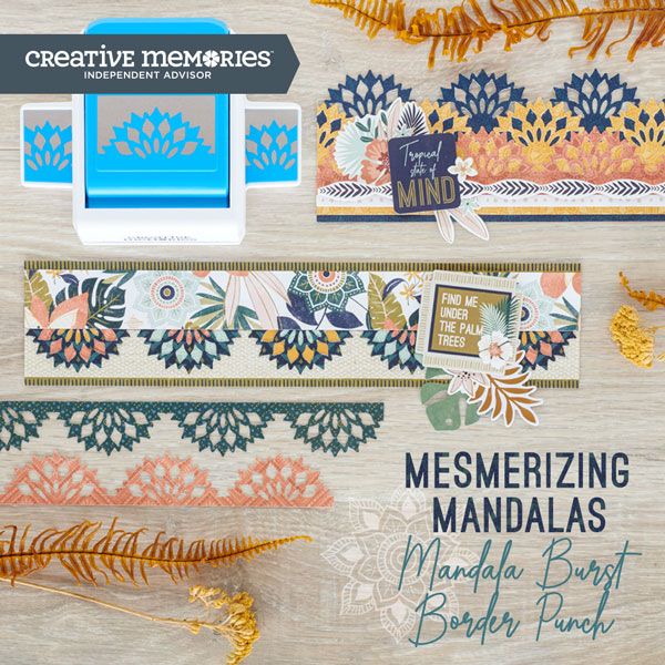 Mandala Burst Border Punch