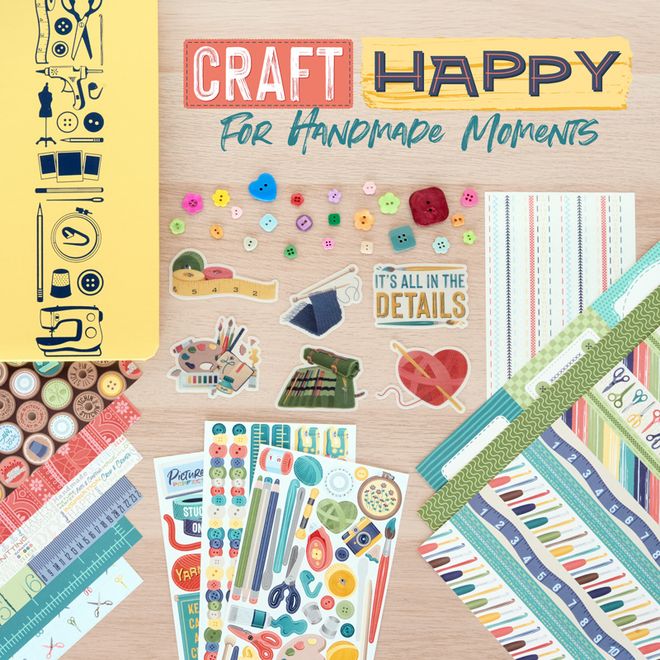 Image of: April 2025:  Craft Happy, Last Chance Paper Buffet Promo & More